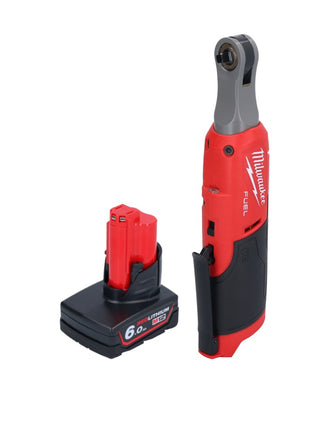 Milwaukee M12 FHIR14-601 carraca a batería 12 V 47 Nm 1/4" sin escobillas + 1x batería 6,0 Ah - sin cargador