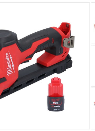 Milwaukee M12 BCST-201 wkrętarka akumulatorowa 12 V 19 x 25,4 mm + 1x akumulator 2,0 Ah - bez ładowarki