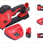 Milwaukee M12 BCST-201 Agrafeuse sans fil 12 V 19 x 25,4 mm + 1x batterie 2,0 Ah + chargeur
