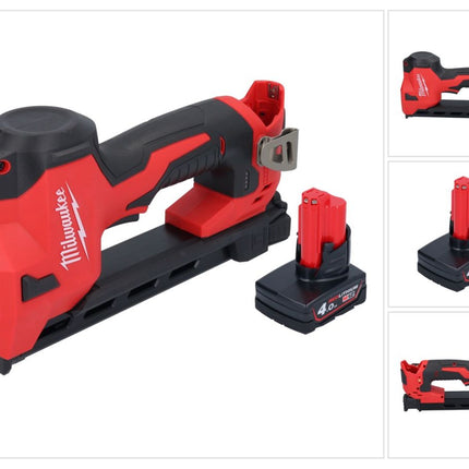Milwaukee M12 BCST-401 tachuela sin cable 12 V 19 x 25,4 mm + 1x batería recargable 4,0 Ah - sin cargador