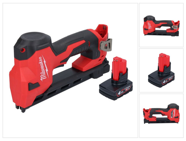 Milwaukee M12 BCST-401 cordless tacker 12 V 19 x 25.4 mm + 1x rechargeable battery 4.0 Ah - without charger
