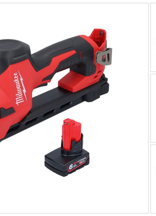 Milwaukee M12 BCST-601 wkrętarka akumulatorowa 12 V 19 x 25,4 mm + 1x akumulator 6,0 Ah - bez ładowarki