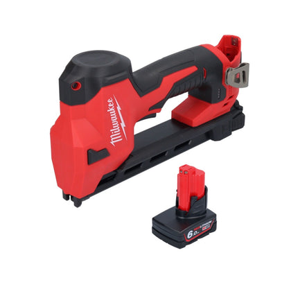 Milwaukee M12 BCST-601 tachuela sin cable 12 V 19 x 25,4 mm + 1x batería recargable 6,0 Ah - sin cargador