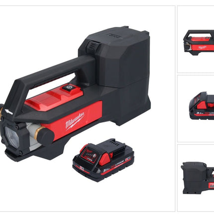 Pompe de transfert de batterie Milwaukee M18 BTP-301 18 V 1817 l/h + 1x batterie 3,0 Ah - sans chargeur
