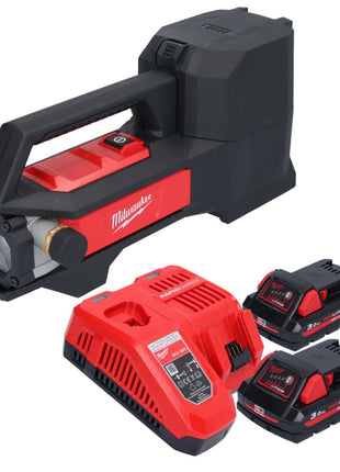 Bomba de trasvase a batería Milwaukee M18 BTP-302 18 V 1817 l/h + 2x baterías 3,0 Ah + cargador