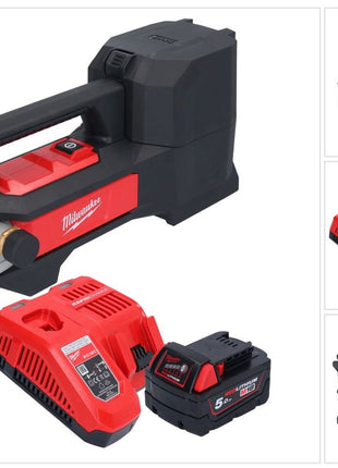 Bomba de trasvase a batería Milwaukee M18 BTP-501 18 V 1817 l/h + 1x batería 5,0 Ah + cargador