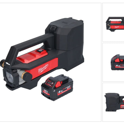 Bomba de trasvase a batería Milwaukee M18 BTP-551 18 V 1817 l/h + 1x batería 5,5 Ah - sin cargador