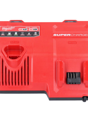 Cargador rápido Milwaukee M12-18SC 12 V / 18 V 13,5 amperios (4932471735) para baterías Li-Ion