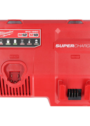 Chargeur rapide Milwaukee M12-18SC 12 V / 18 V 13,5 Ampères ( 4932471735 ) pour batteries Li-Ion