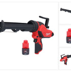 Milwaukee M12 PCG/310-201 Prensa de cartuchos con batería 12 V 310 ml + 1 batería 2,0 Ah - sin cargador