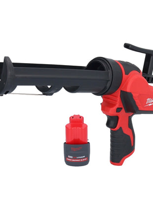 Pistola de cartuchos a batería Milwaukee M12 PCG/310-251 12 V 310 ml + 1x batería 2,5 Ah - sin cargador