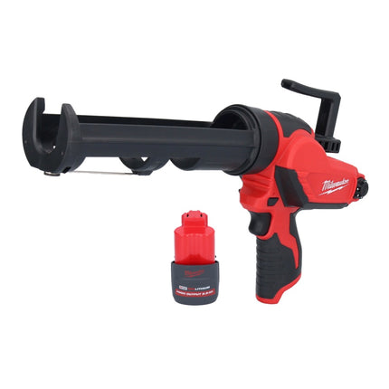 Milwaukee M12 PCG/310-251 Presse à cartouche sans fil 12 V 310 ml + 1x batterie 2,5 Ah - sans chargeur