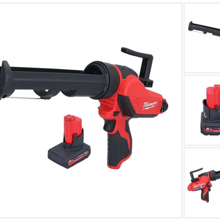 Milwaukee M12 PCG/310-501 Presse à cartouche sans fil 12 V 310 ml + 1x batterie 5,0 Ah - sans chargeur