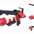 Milwaukee M12 PCG/310-502 Akumulatorowy pistolet na kartusze 12 V 310 ml + 2x akumulator 5,0 Ah + ładowarka