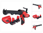 Pistola de cartuchos a batería Milwaukee M12 PCG/310-602 12 V 310 ml + 2x baterías 6,0 Ah + cargador