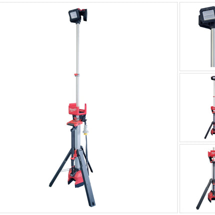 Foco de construcción a batería Milwaukee M18 HOSALC-0 18 V 1,0 - 2,20 m 6000 lm Solo (4933478116) - sin batería, sin cargador