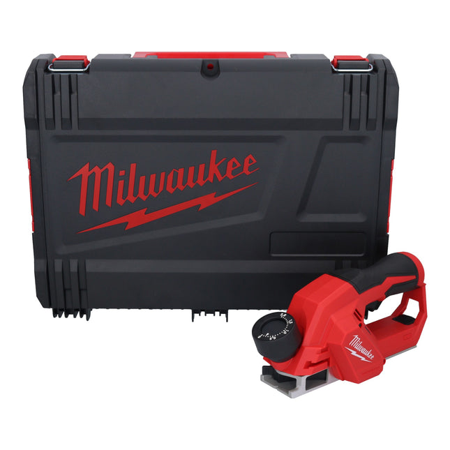 Cepilladora de batería Milwaukee M12 BLP-0X 12 V 51 mm sin escobillas + caja HD (4933492850) - sin batería, sin cargador