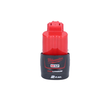 Aspirador de batería Milwaukee M12 HV-201 12 V + 1x batería 2,0 Ah - sin cargador