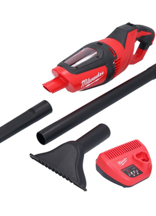 Aspirateur à batterie Milwaukee M12 HV-201 12 V + 1x batterie 2,0 Ah + chargeur