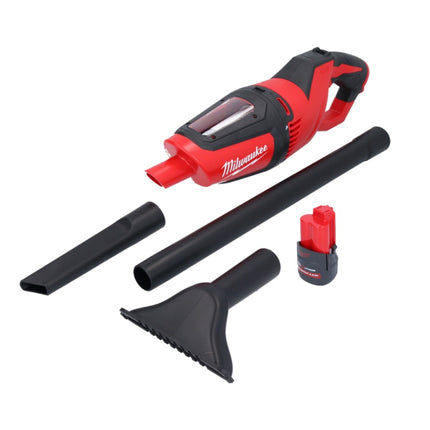 Aspirador de batería Milwaukee M12 HV-251 12 V + 1x batería 2,5 Ah - sin cargador