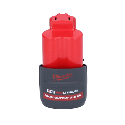 Aspirador de batería Milwaukee M12 HV-251 12 V + 1x batería 2,5 Ah - sin cargador