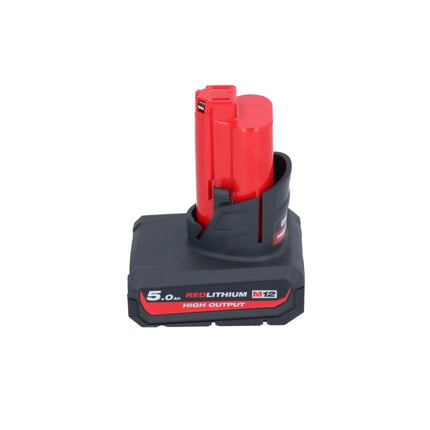 Aspirador de batería Milwaukee M12 HV-501 12 V + 1x batería 5,0 Ah - sin cargador