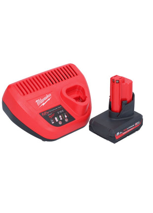 Milwaukee M12 HV-501 Akku Staubsauger 12 V + 1x Akku 5,0 Ah + Ladegerät