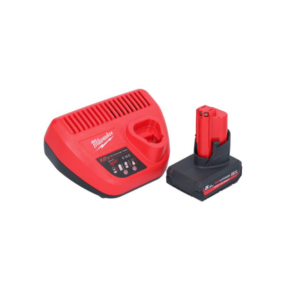 Aspirador a batería Milwaukee M12 HV-501 12 V + 1x batería 5,0 Ah + cargador