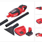 Aspirador a batería Milwaukee M12 HV-501 12 V + 1x batería 5,0 Ah + cargador