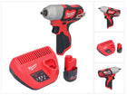 Milwaukee M12 BIW38-251 Clé à choc sans fil 12 V 135 Nm 3/8 + 1x batterie 2,5 Ah + chargeur