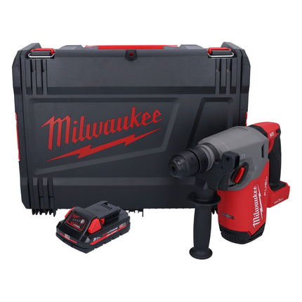 Milwaukee M18 ONEFHX-301X Martello combinato a batteria 18 V 2,5 J SDS-Plus Brushless + 1x batteria ricaricabile 3,0 Ah + scatola HD - senza caricatore