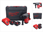 Milwaukee M18 ONEFHX-502X Cordless combi hammer 18 V 2.5 J SDS-Plus Brushless + 2x rechargeable battery 5.0 Ah + charger + HD box