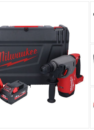 Milwaukee M18 ONEFHX-551X Martello combinato a batteria 18 V 2,5 J SDS-Plus Brushless + 1x batteria ricaricabile 5,5 Ah + caricatore + scatola HD