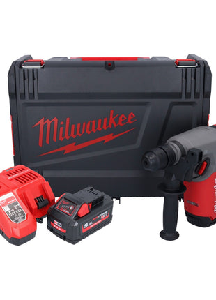 Milwaukee M18 ONEFHX-551X Martello combinato a batteria 18 V 2,5 J SDS-Plus Brushless + 1x batteria ricaricabile 5,5 Ah + caricatore + scatola HD