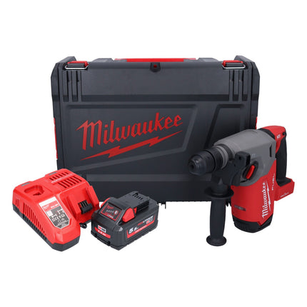 Milwaukee M18 ONEFHX-551X Cordless combi hammer 18 V 2.5 J SDS-Plus Brushless + 1x rechargeable battery 5.5 Ah + charger + HD box