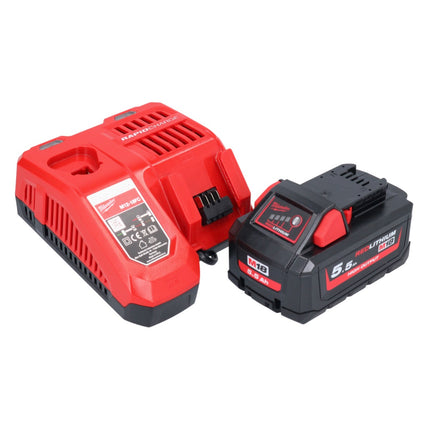 Milwaukee M18 ONEFHX-551X Cordless combi hammer 18 V 2.5 J SDS-Plus Brushless + 1x rechargeable battery 5.5 Ah + charger + HD box