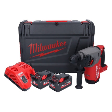 Milwaukee M18 ONEFHX-552X Akku Kombihammer 18 V 2,5 J SDS-Plus ( 4933478504 ) Brushless + 2x Akku 5,5 Ah + Ladegerät + HD-Box