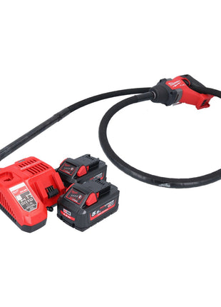 Milwaukee M18 FCVN24-552 Akumulatorowy wibrator do betonu 18 V 2,4 m bezszczotkowy + 2x akumulator 5,5 Ah + ładowarka