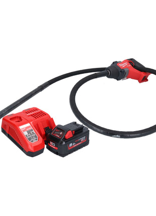 Milwaukee M18 FCVN24-801 Akumulatorowy wibrator do betonu 18 V 2,4 m bezszczotkowy + 1x akumulator 8,0 Ah + ładowarka