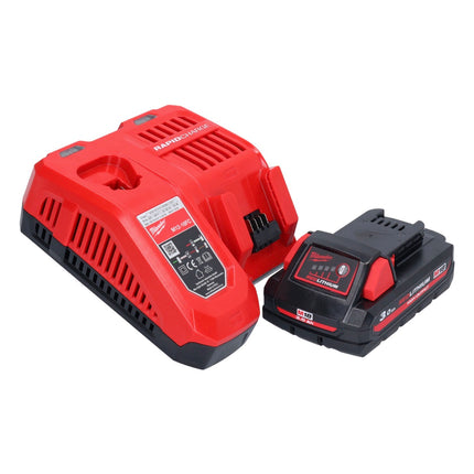 Milwaukee M18 FFN-301 gwoździarka akumulatorowa 18 V 50 - 90 mm bezszczotkowa + 1x akumulator 3,0 Ah + ładowarka