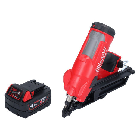 Milwaukee M18 FFN-401 gwoździarka akumulatorowa 18 V 50 - 90 mm bezszczotkowa + 1x akumulator 4,0 Ah - bez ładowarki