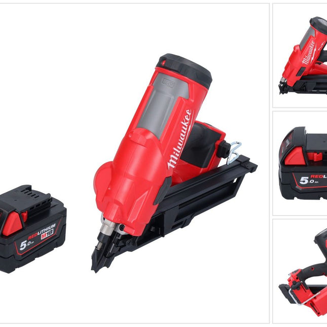 Milwaukee M18 FFN-501 cloueur sans fil 18 V 50 - 90 mm Brushless + 1x batterie 5,0 Ah - sans kit chargeur