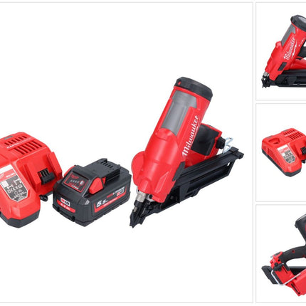 Milwaukee M18 FFN-551 cloueur sans fil 18 V 50 - 90 mm Brushless + 1x batterie 5,5 Ah + kit chargeur