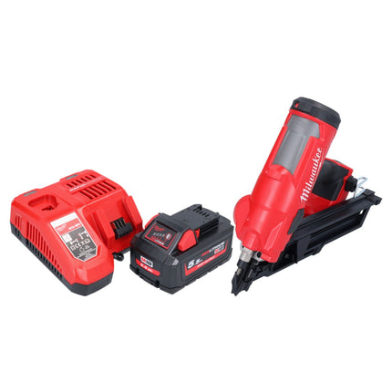 Milwaukee M18 FFN-551 cloueur sans fil 18 V 50 - 90 mm Brushless + 1x batterie 5,5 Ah + kit chargeur