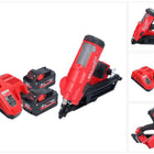 Clavadora a batería Milwaukee M18 FFN-552 18 V 50 - 90 mm sin escobillas + 2x baterías 5,5 Ah + cargador