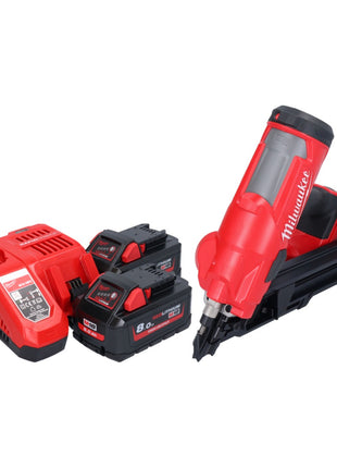 Milwaukee M18 FFN-802 Cloueur sans fil 18 V 50 - 90 mm Brushless + 2x batterie 8,0 Ah + chargeur