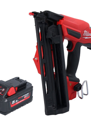 Milwaukee M18 FN16GA-551 cloueur sans fil 18 V 32 - 64 mm sans balai + 1x batterie 5,5 Ah - sans chargeur