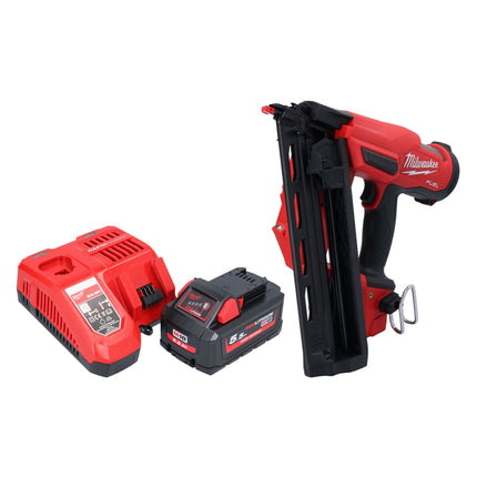Milwaukee M18 FN16GA-551 Cordless nailer 18 V 32 - 64 mm brushless + 1x battery 5.5 Ah + charger
