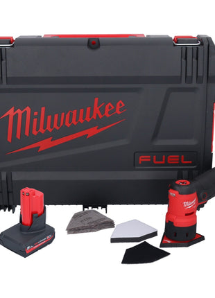 Meuleuse à pointes sur batterie Milwaukee M12 FDSS-501X 12 V 88,8 x 63,5 mm sans balais + 1x batterie 5,0 Ah + boîtier HD - sans chargeur