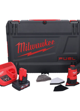 Meuleuse à pointes sur batterie Milwaukee M12 FDSS-601X 12 V 88,8 x 63,5 mm sans balais + 1x batterie 6,0 Ah + chargeur + boîtier HD